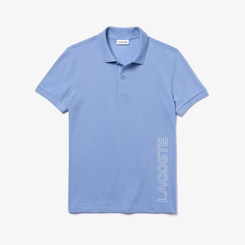 -Branded Cotton Polo Shirt | Lacoste Mens