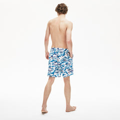 Print Light Quick-Dry Long Swim Shorts | Lacoste Mens