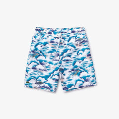 Print Light Quick-Dry Long Swim Shorts | Lacoste Mens