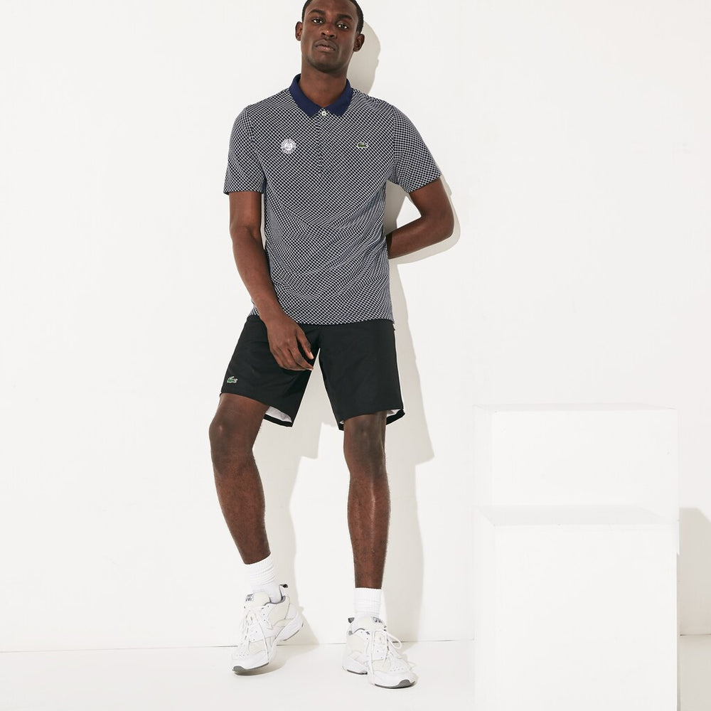 SPORT Roland Garros Print Cotton Polo Shirt | Lacoste Mens