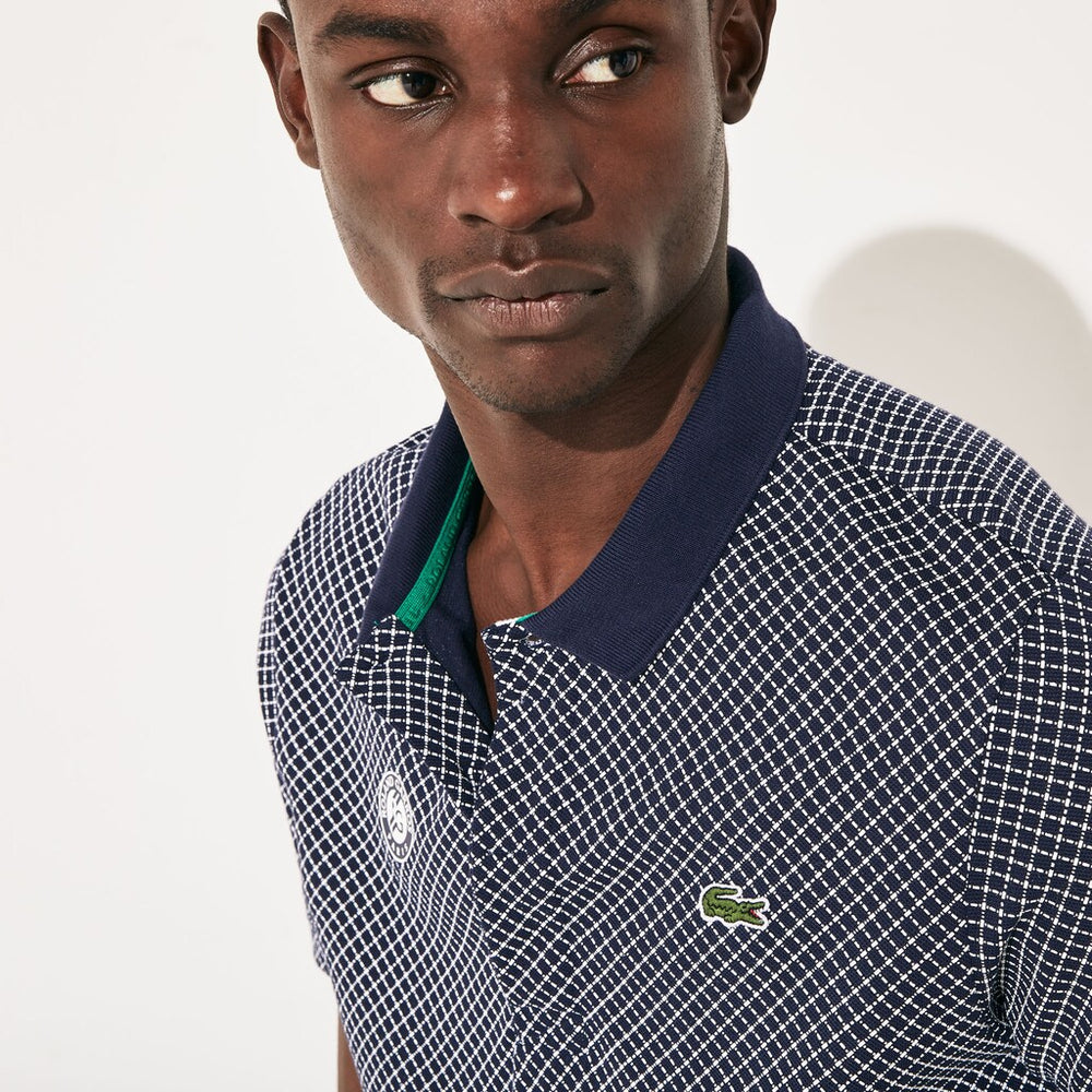 SPORT Roland Garros Print Cotton Polo Shirt | Lacoste Mens