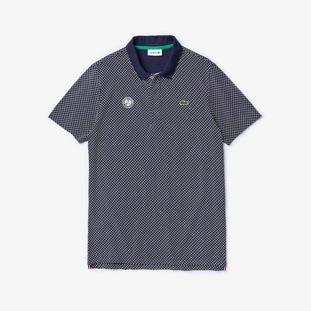 SPORT Roland Garros Print Cotton Polo Shirt | Lacoste Mens