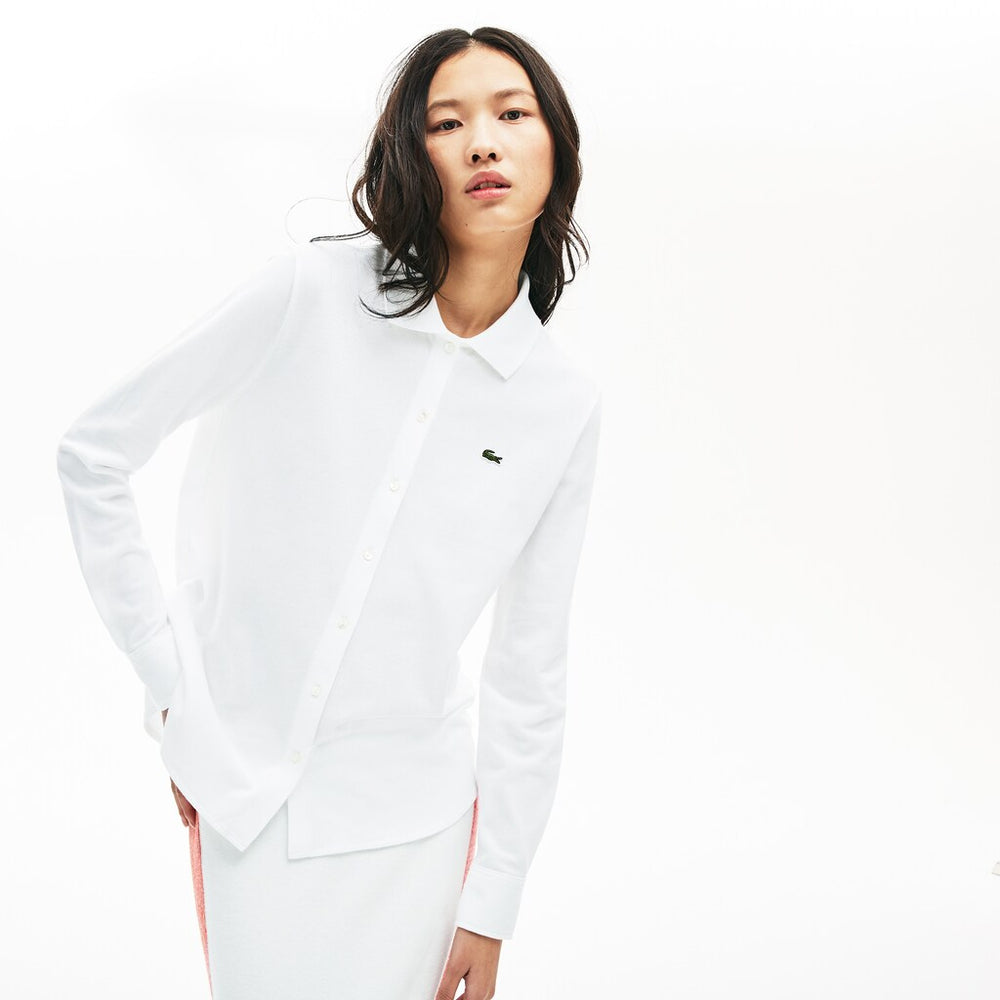 Wo  Soft Cotton Oxford Style Polo Shirt | Lacoste Womens