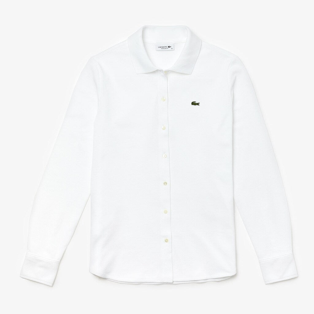 Wo  Soft Cotton Oxford Style Polo Shirt | Lacoste Womens
