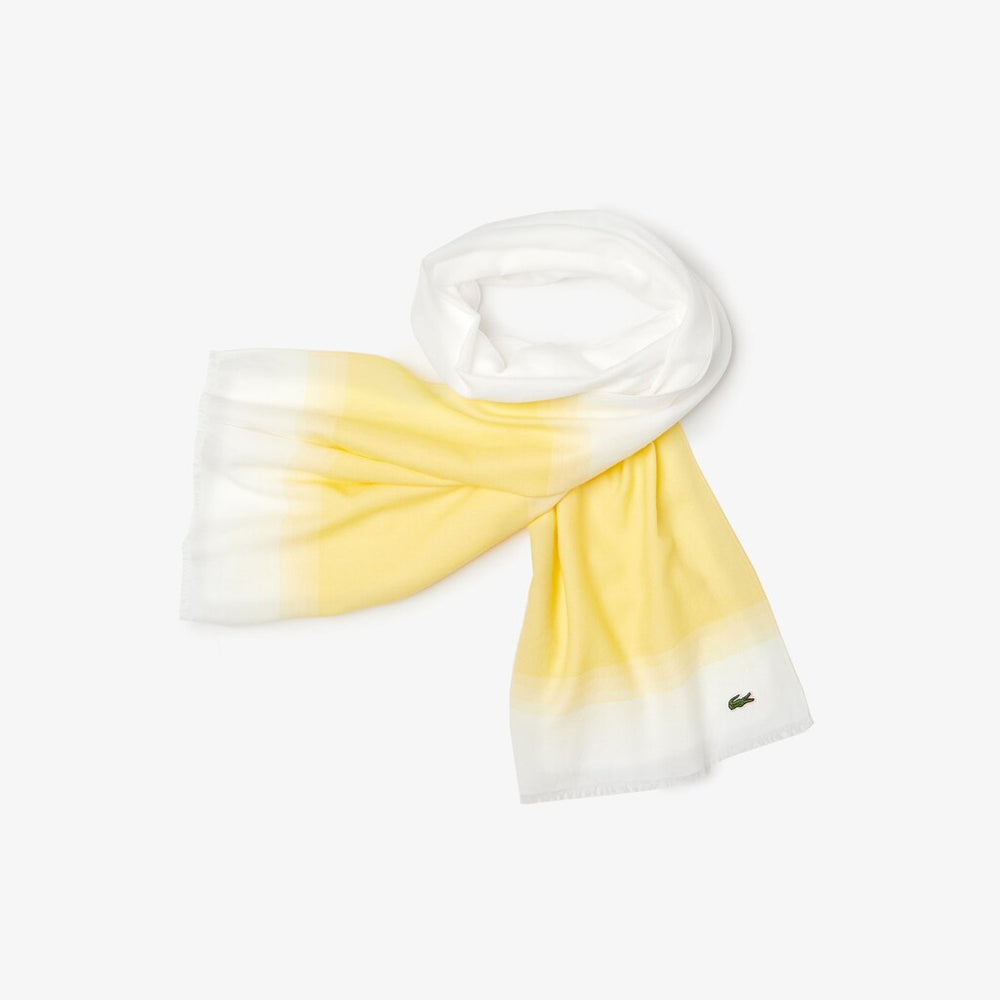 Made In France Organic Cotton Ombré Scarf | Lacoste Mens