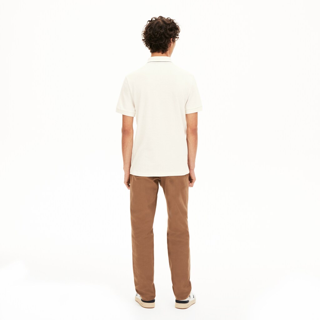 Regular Fit Linen-Blend Polo Shirt | Lacoste Mens