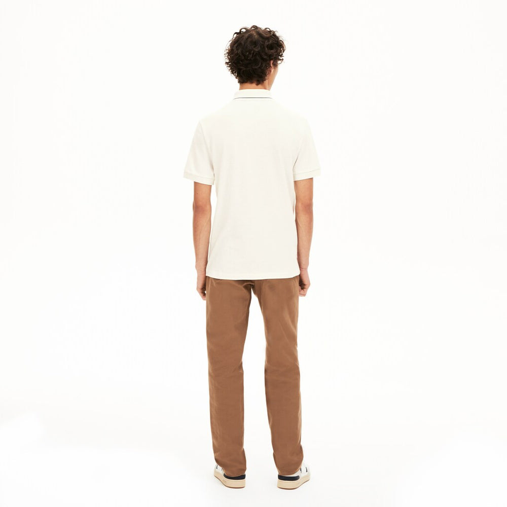 Regular Fit Linen-Blend Polo Shirt | Lacoste Mens