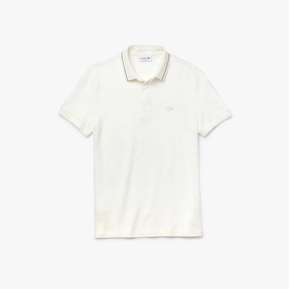 Regular Fit Linen-Blend Polo Shirt | Lacoste Mens