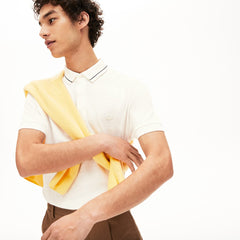 Regular Fit Linen-Blend Polo Shirt | Lacoste Mens