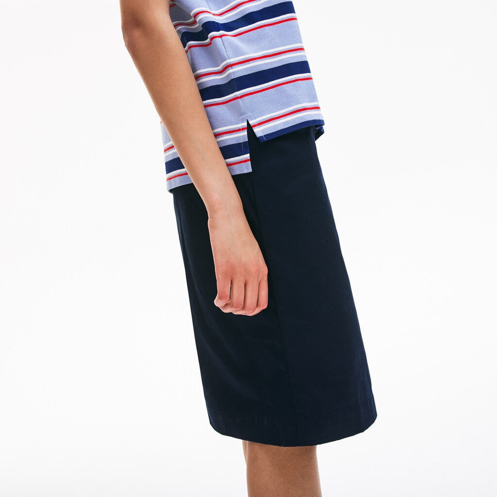 Wo  Classic Fit Striped Cotton Polo Shirt | Lacoste Womens