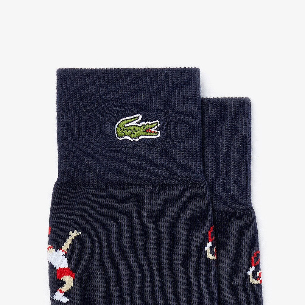 Unisex LIVE Tennis Player Pattern Socks | Lacoste Mens
