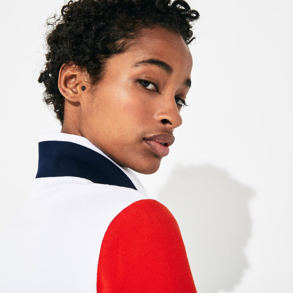 Wo  SPORT Roland Garros Color-Block Polo Shirt | Lacoste Womens
