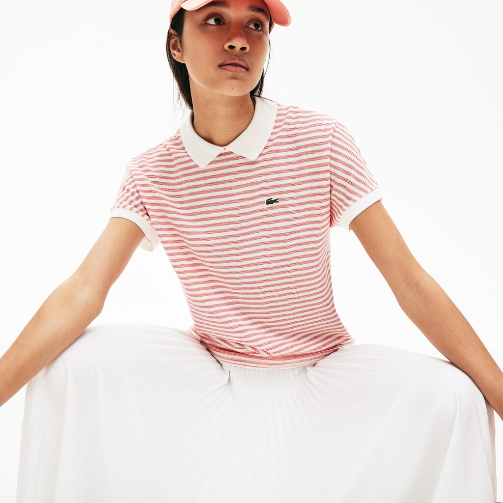 Wo  Striped Polo | Lacoste Womens