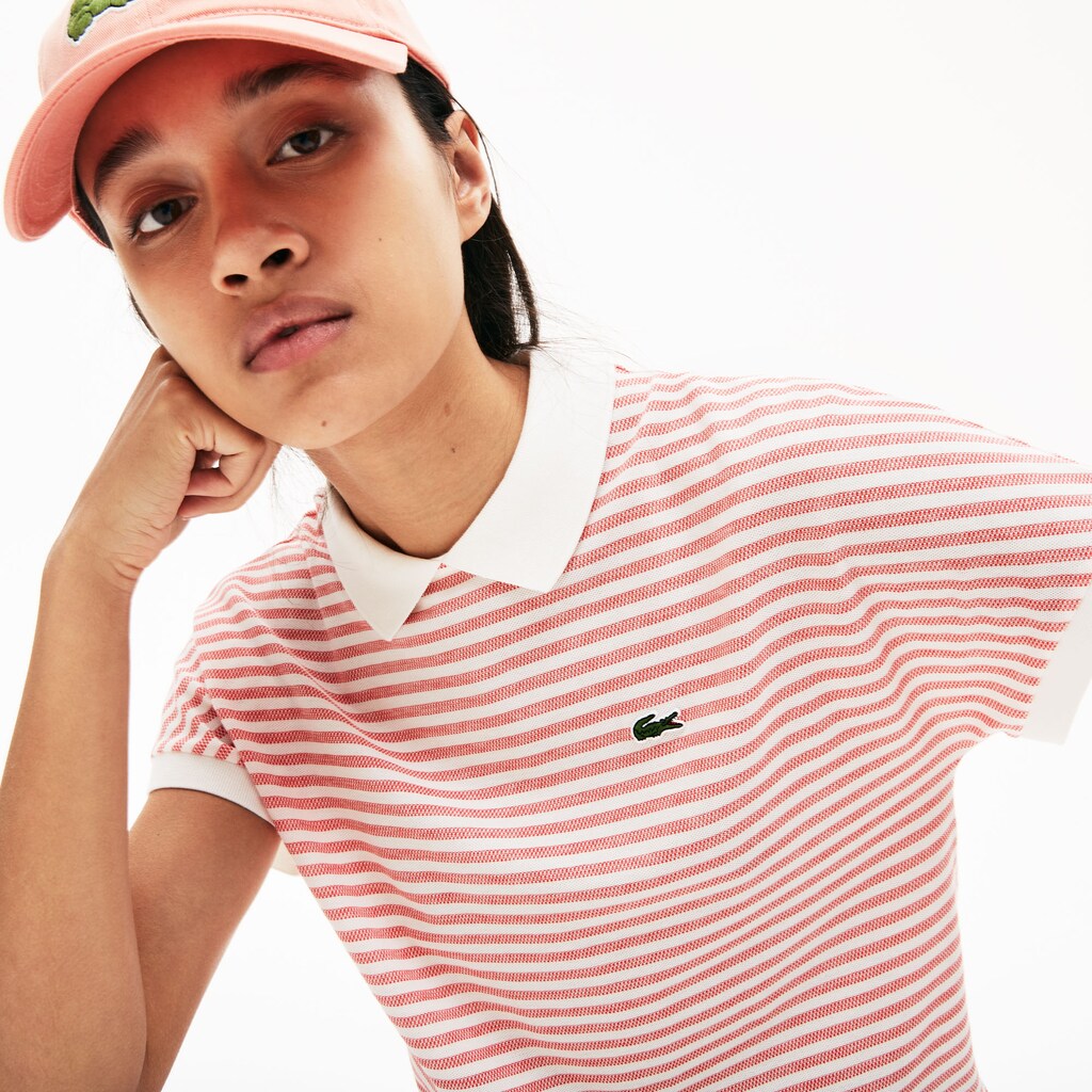 Wo  Striped Polo | Lacoste Womens