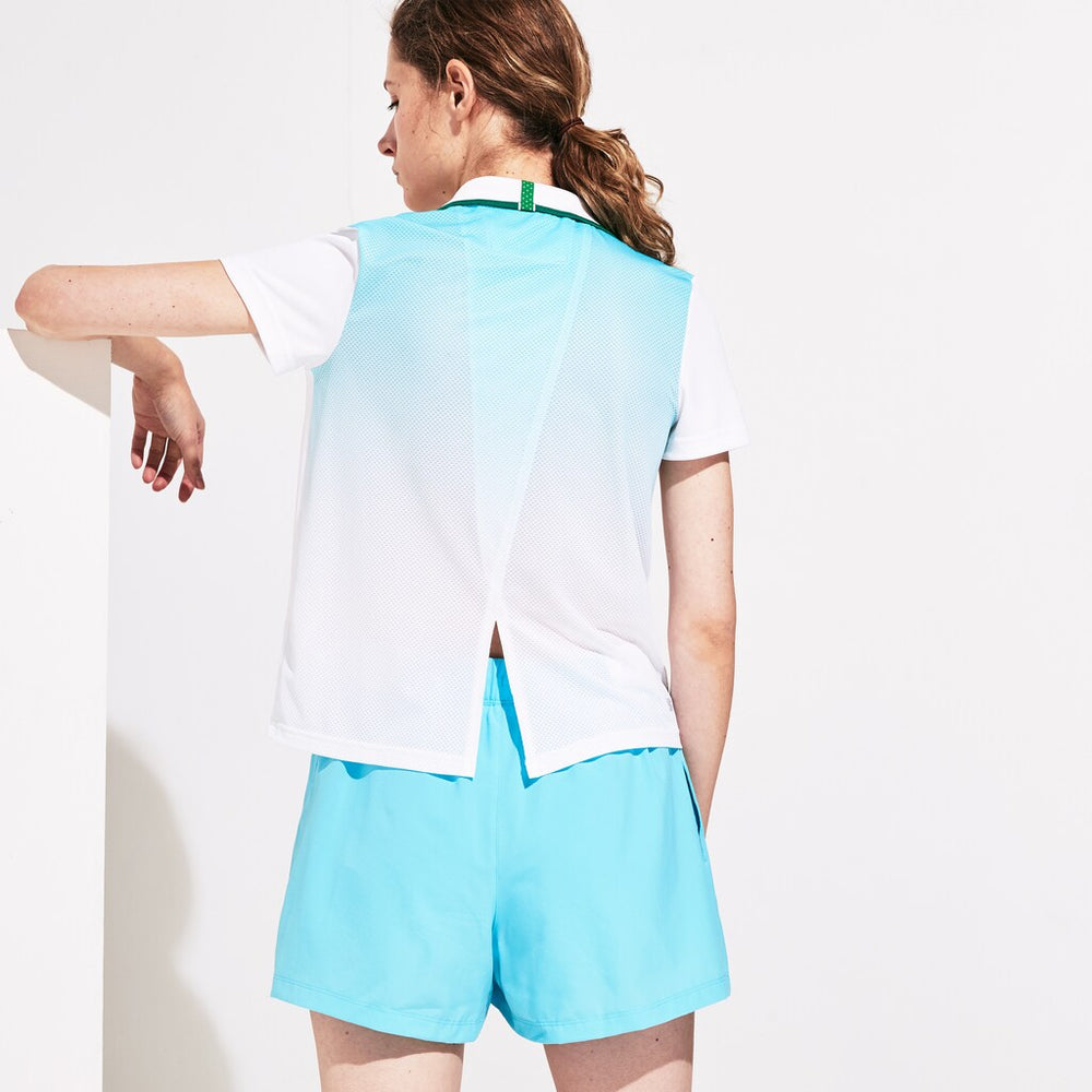 Wo  SPORT Roland Garros Ombré-Print Polo Shirt | Lacoste Womens