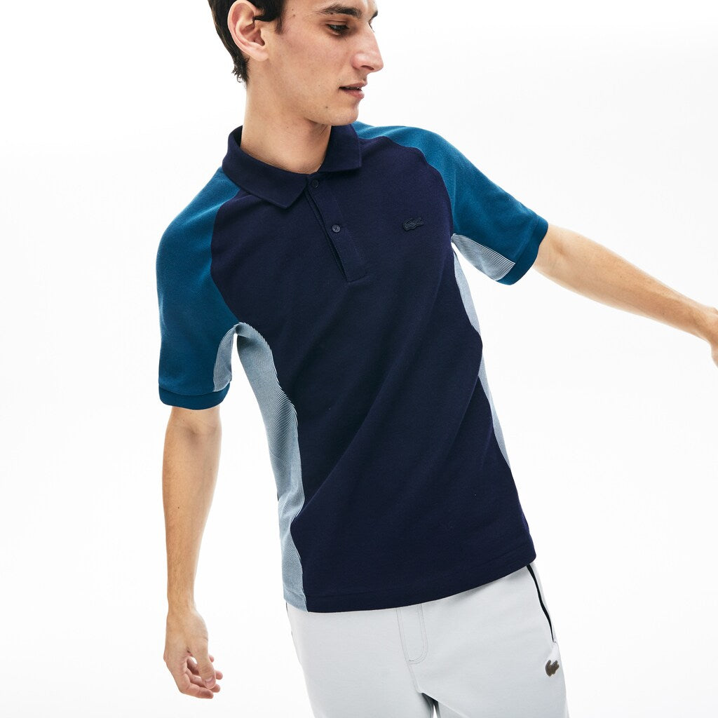 Colorblock Piqué Polo Shirt | Lacoste Mens