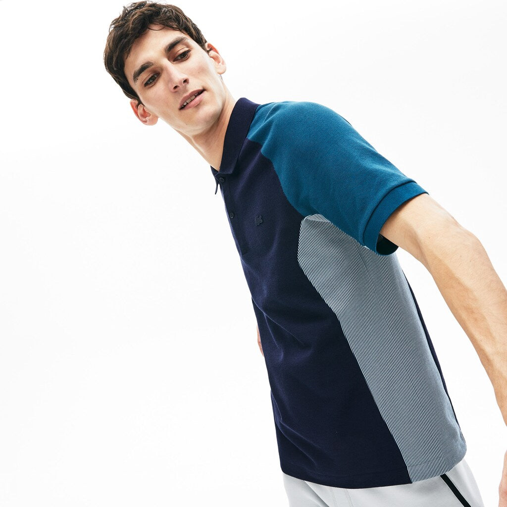 Colorblock Piqué Polo Shirt | Lacoste Mens