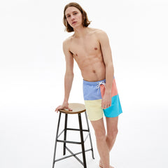 Colorblock Quick-Dry Swim Shorts | Lacoste Mens