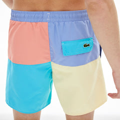 Colorblock Quick-Dry Swim Shorts | Lacoste Mens