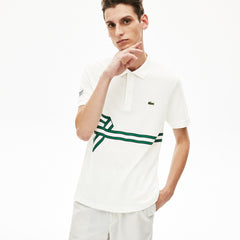 Stripe Print Polo Shirt | Lacoste Mens
