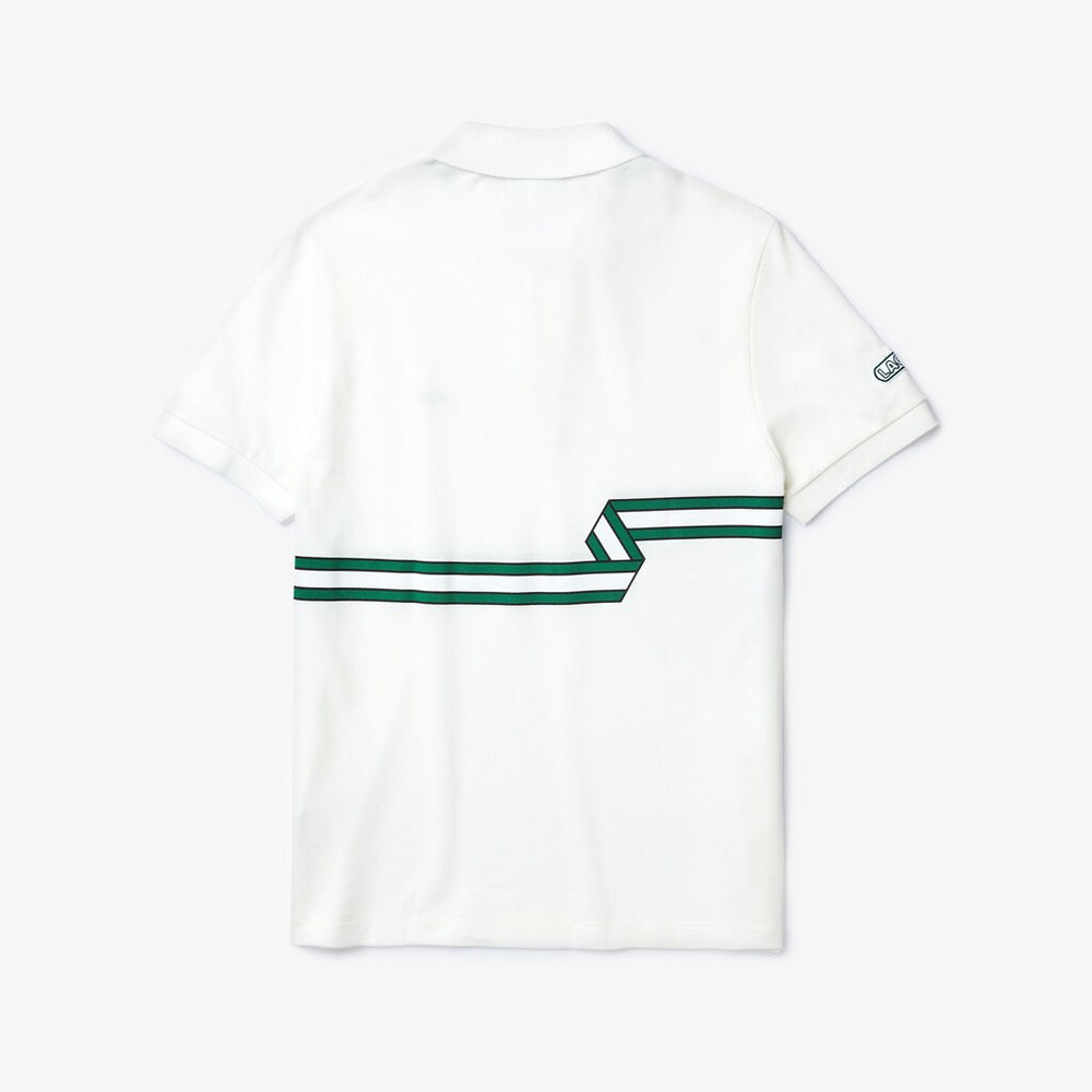 Stripe Print Polo Shirt | Lacoste Mens