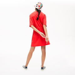 Wo  Signature Cotton Fleece T-shirt Dress | Lacoste Womens