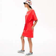 Wo  Signature Cotton Fleece T-shirt Dress | Lacoste Womens