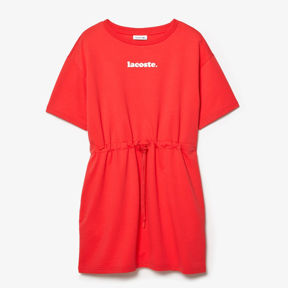 Wo  Signature Cotton Fleece T-shirt Dress | Lacoste Womens