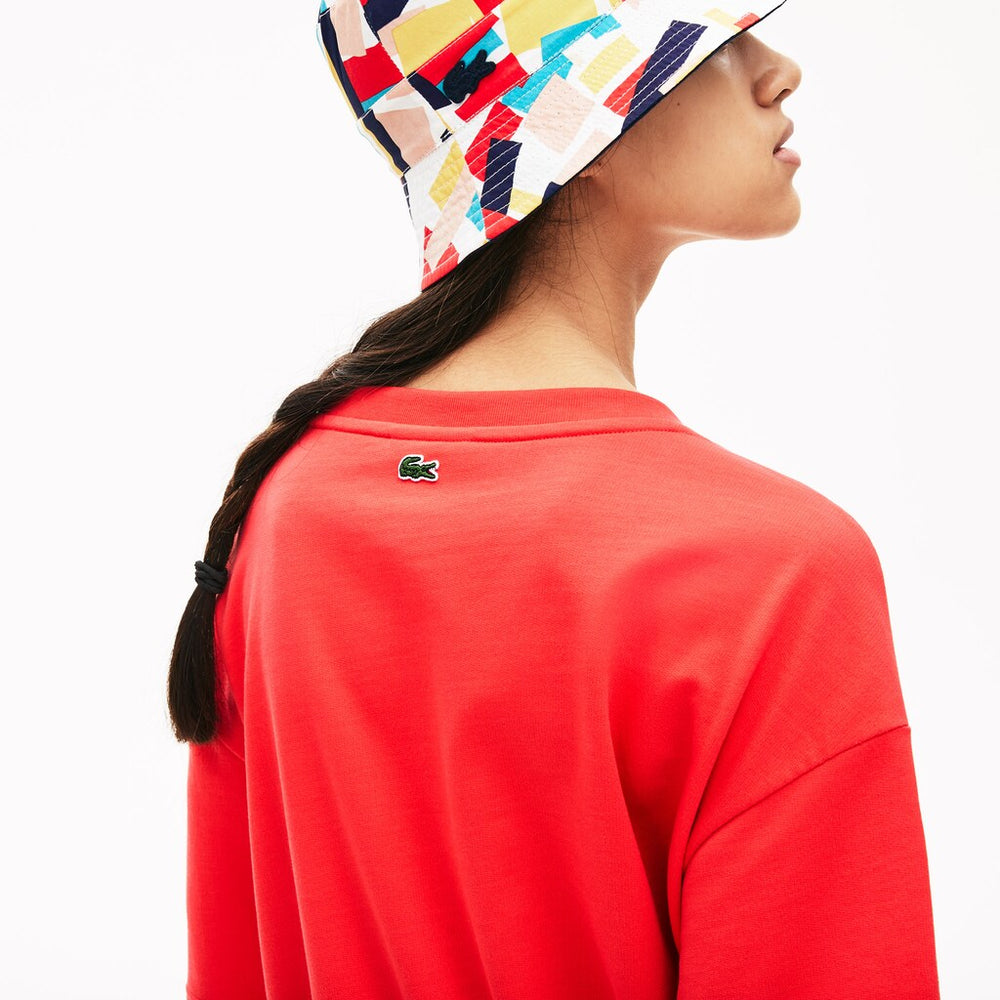 Wo  Signature Cotton Fleece T-shirt Dress | Lacoste Womens