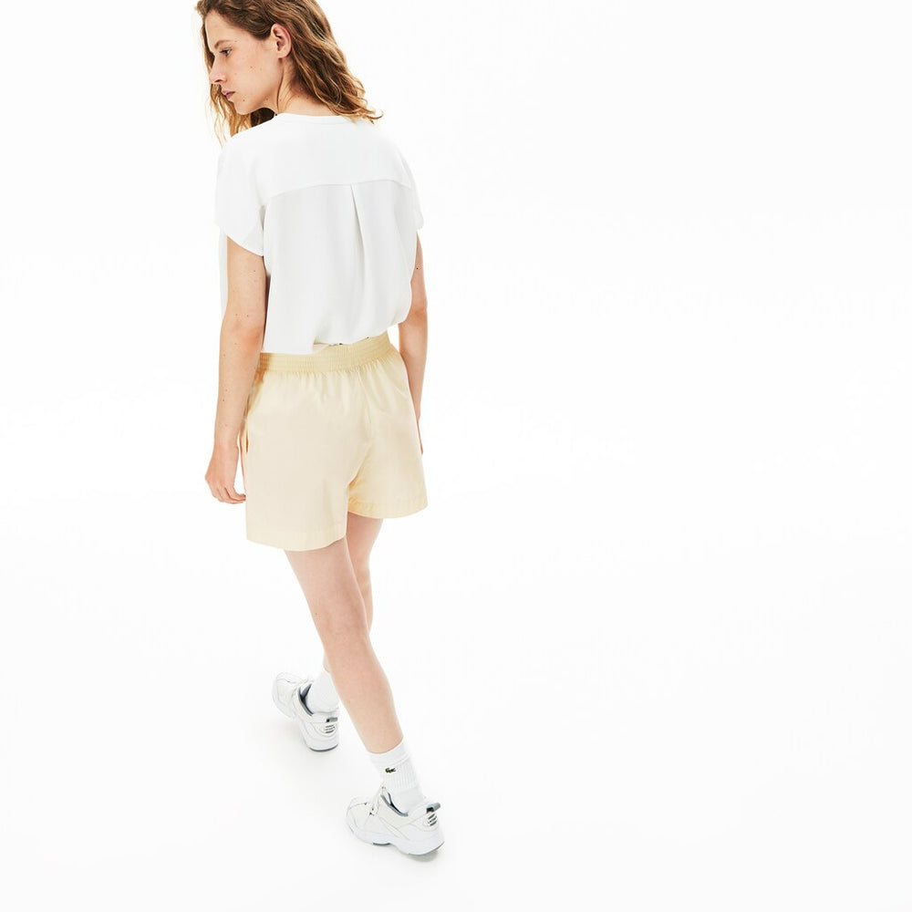 Wo  Light Cotton Poplin Shorts | Lacoste Womens