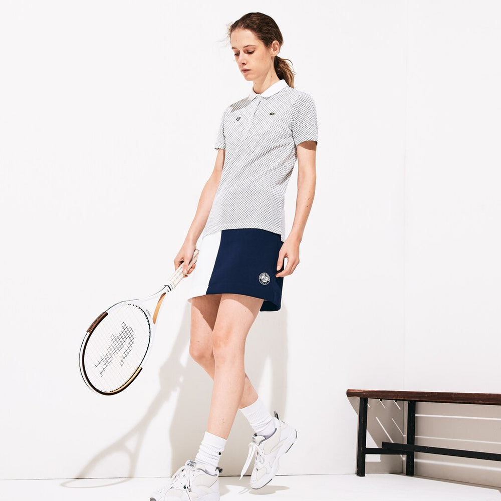 Wo  SPORT Roland Garros Color-Block Skirt | Lacoste Womens