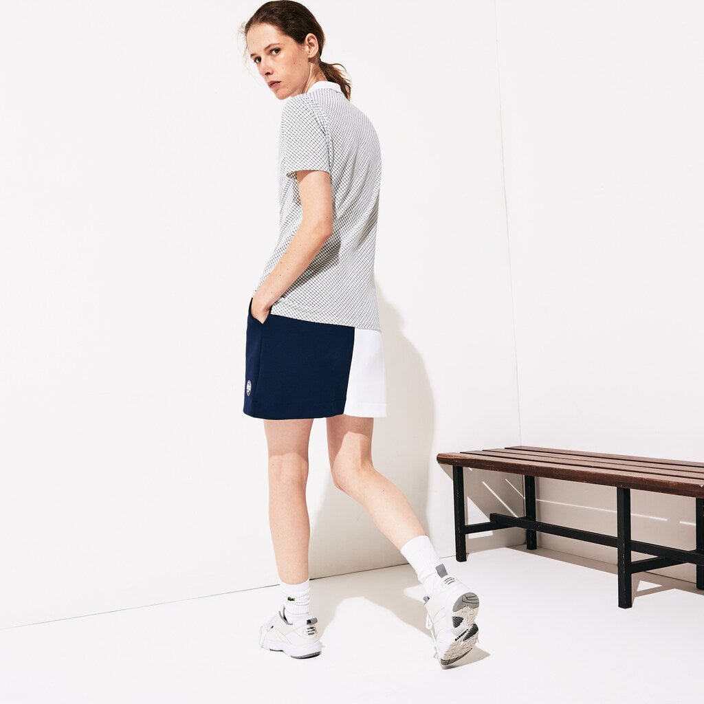 Wo  SPORT Roland Garros Color-Block Skirt | Lacoste Womens