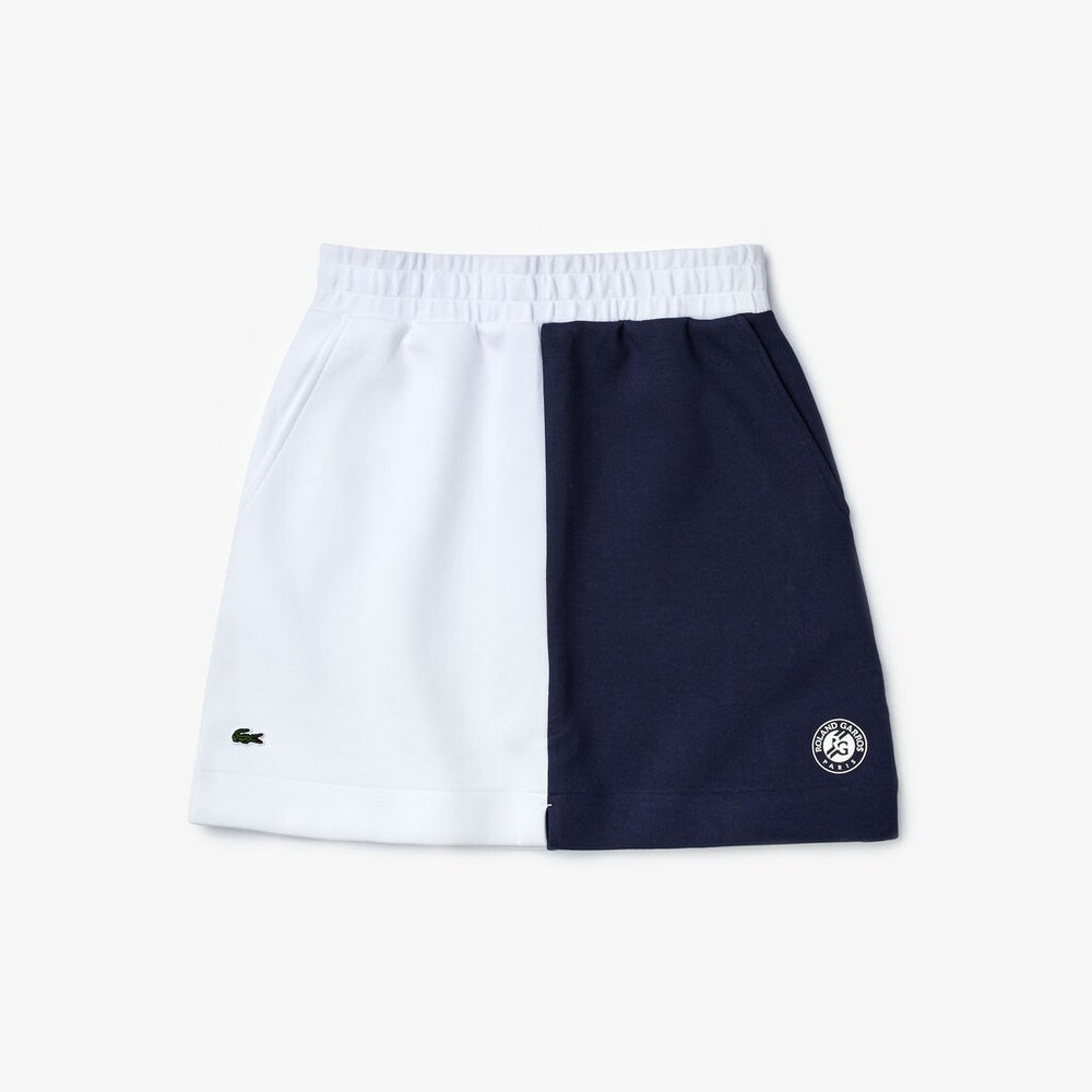 Wo  SPORT Roland Garros Color-Block Skirt | Lacoste Womens