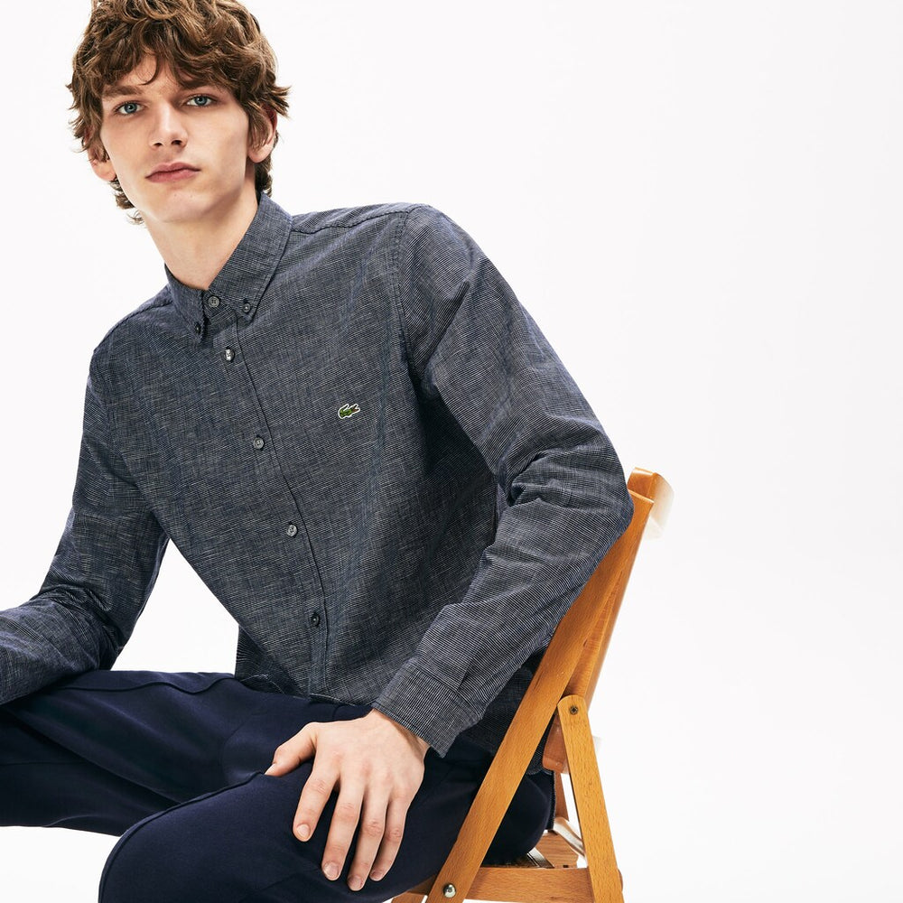 Checkered Cotton Shirt | Lacoste Mens