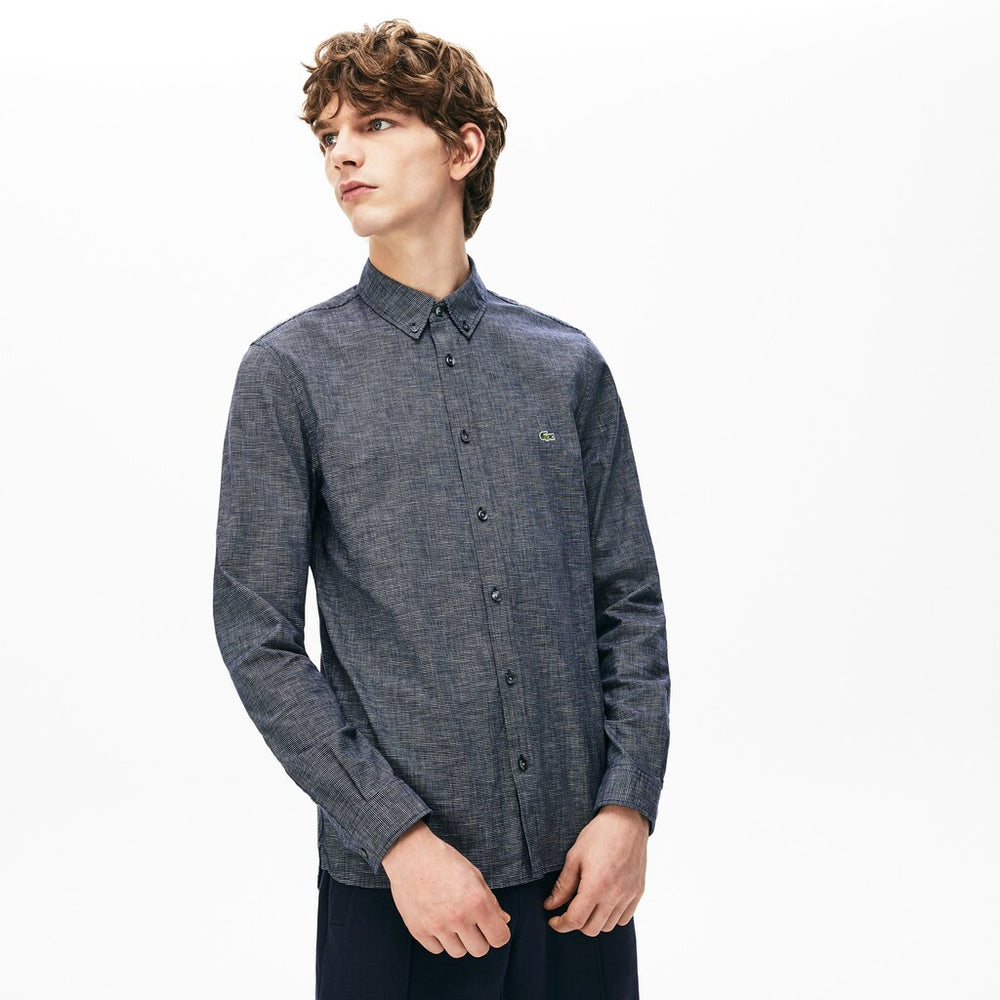 Checkered Cotton Shirt | Lacoste Mens
