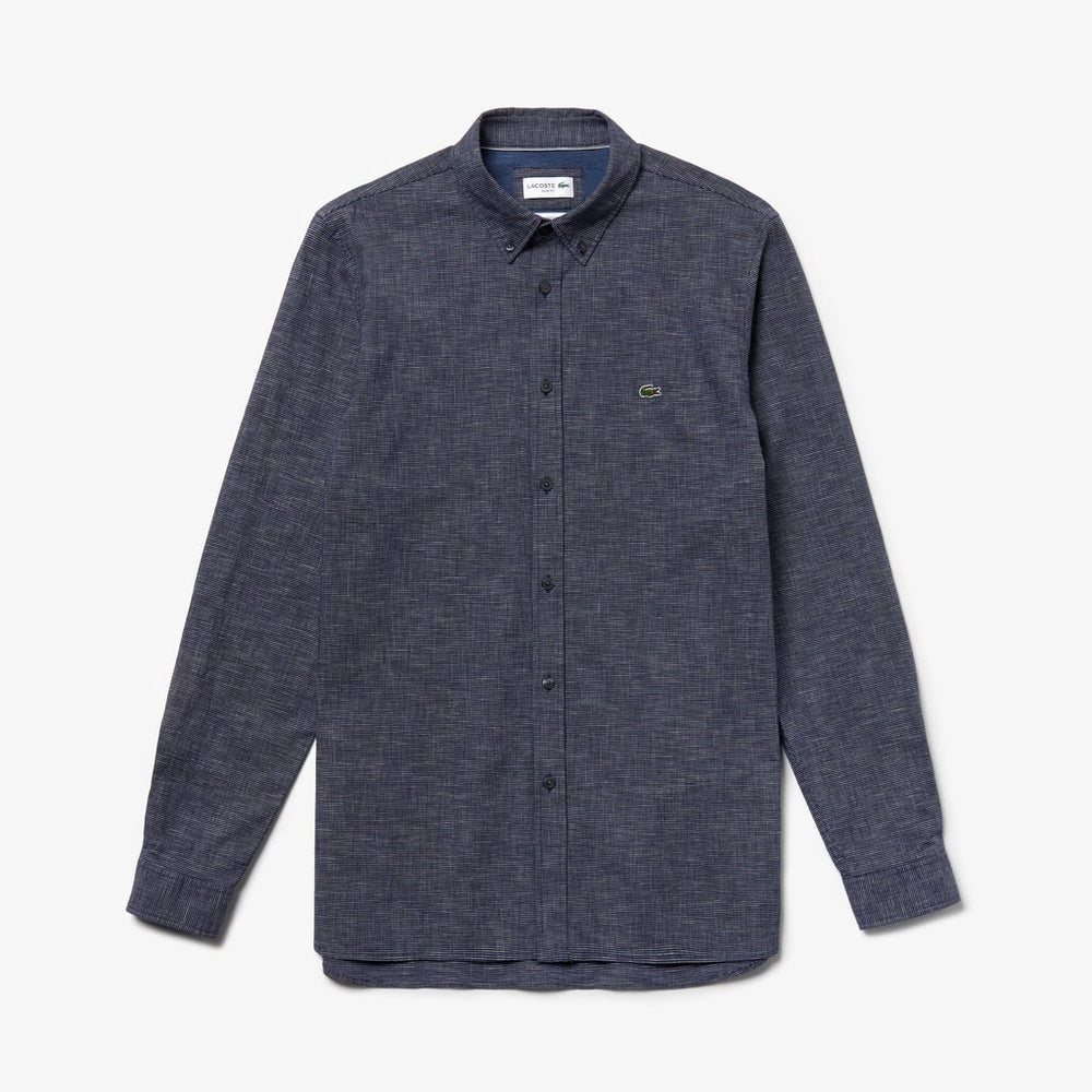 Checkered Cotton Shirt | Lacoste Mens