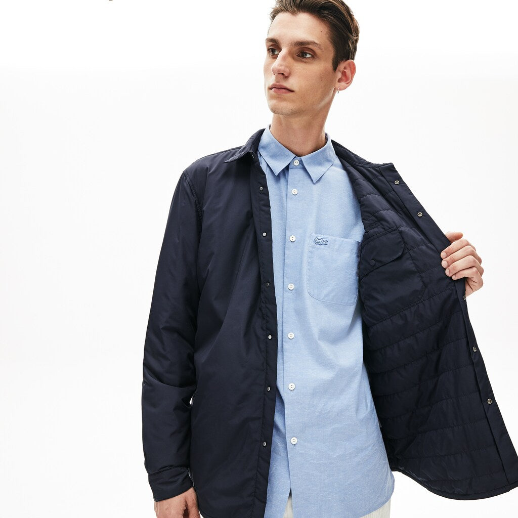 Padded Solid Overshirt | Lacoste Mens