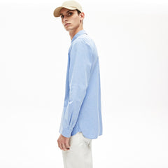Regular Fit Cotton and Silk Shirt | Lacoste Mens