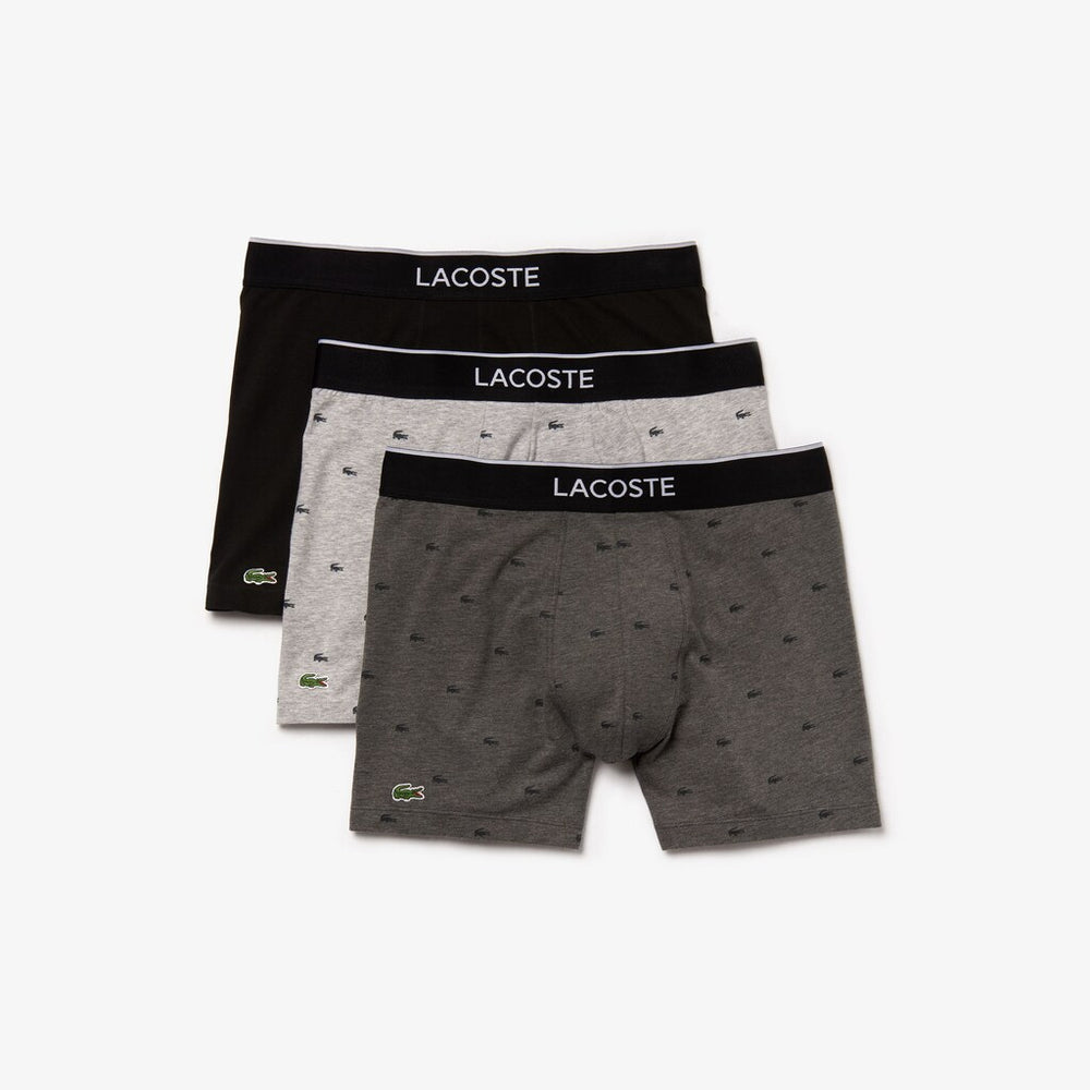 Pack of 3 Long Boxer Briefs | Lacoste Mens