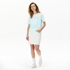 Wo  Made in France Crew Neck Organic Cotton T-shirt | Lacoste Womens
