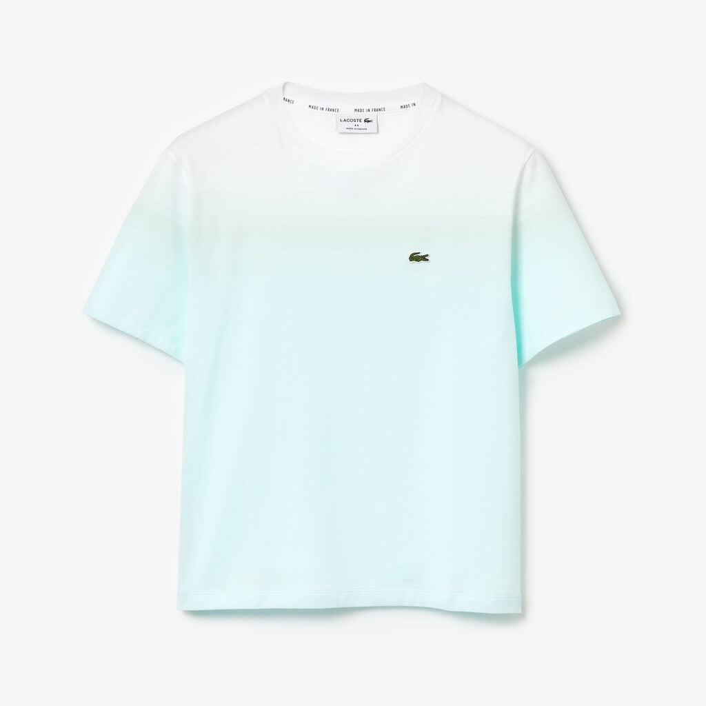 Wo  Made in France Crew Neck Organic Cotton T-shirt | Lacoste Womens