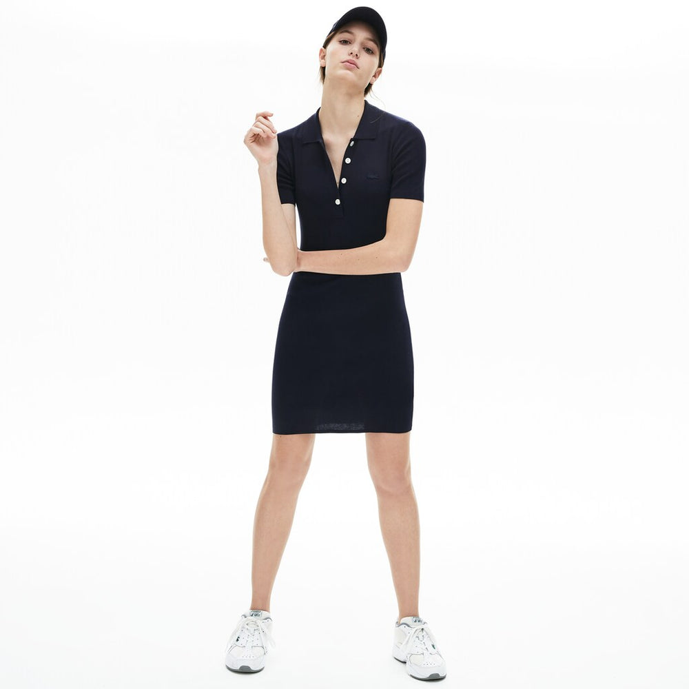 Wo  Knit Polo Dress | Lacoste Womens