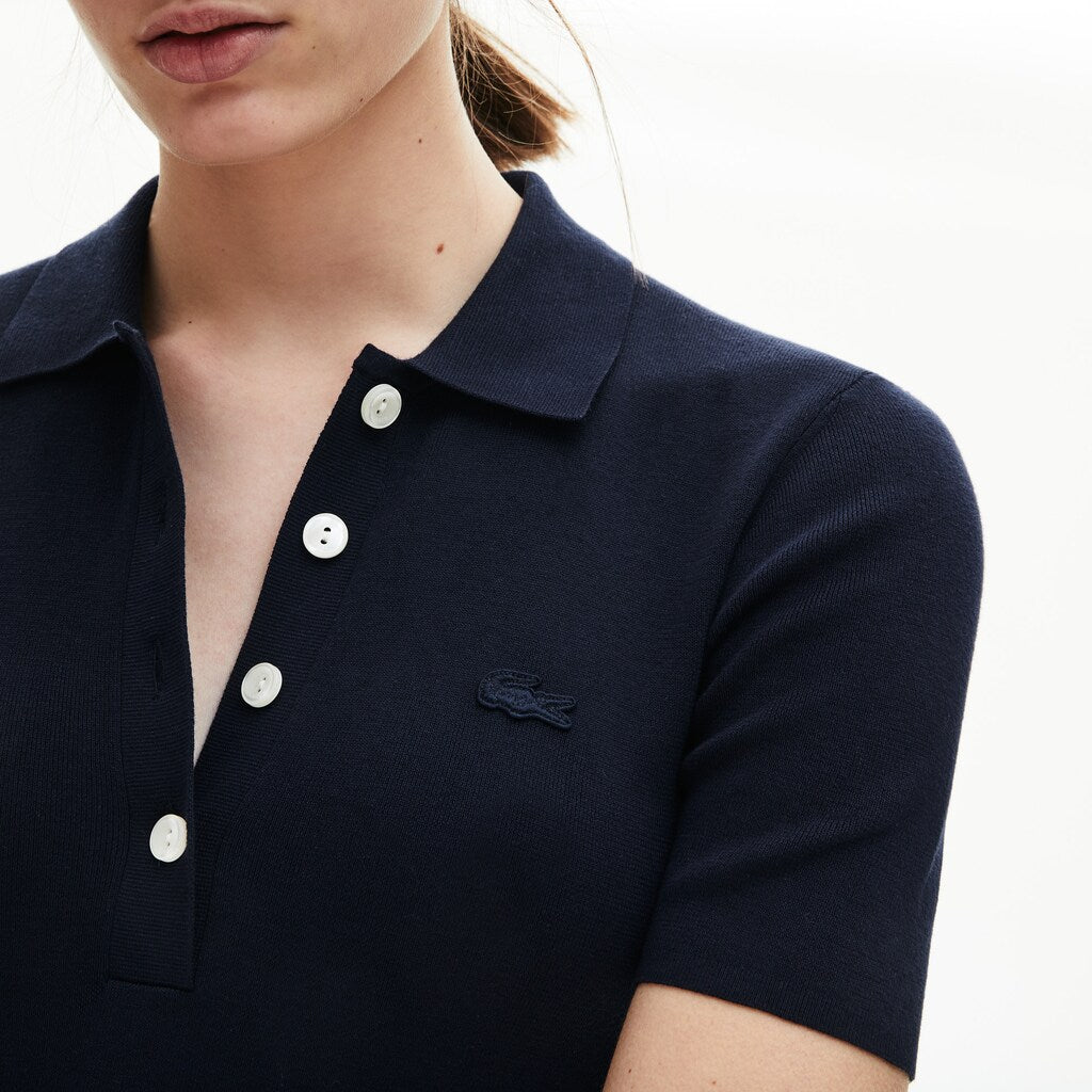 Wo  Knit Polo Dress | Lacoste Womens