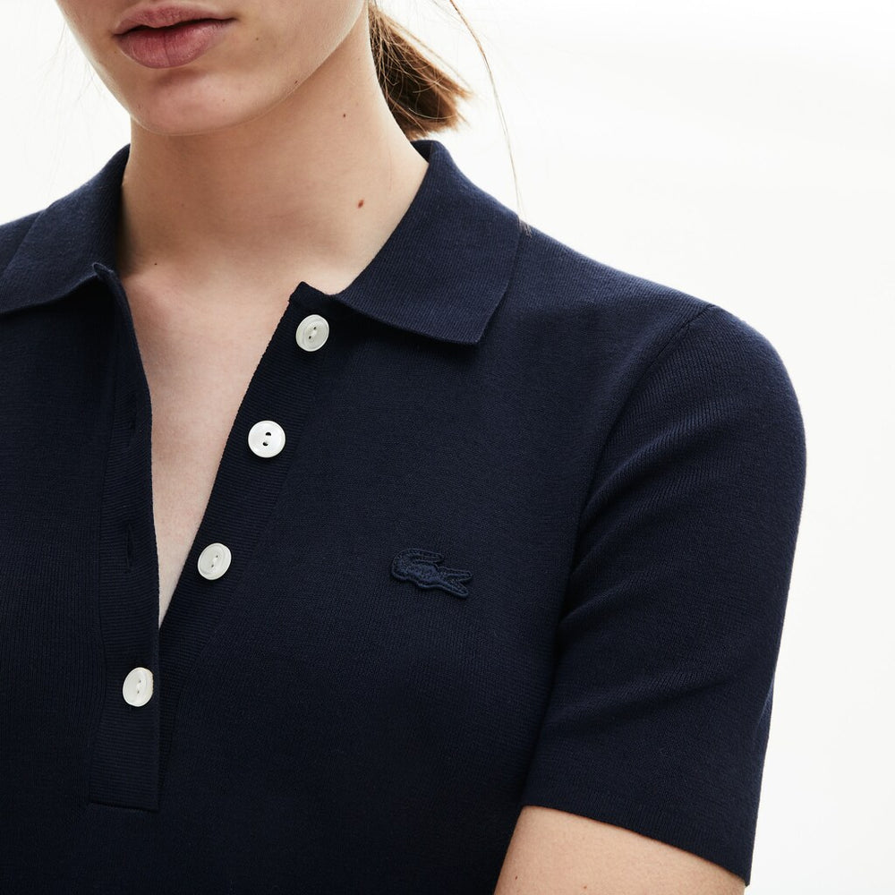 Wo  Knit Polo Dress | Lacoste Womens