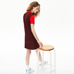 Wo  Color-Blocked Stretch Cotton Polo Dress | Lacoste Womens