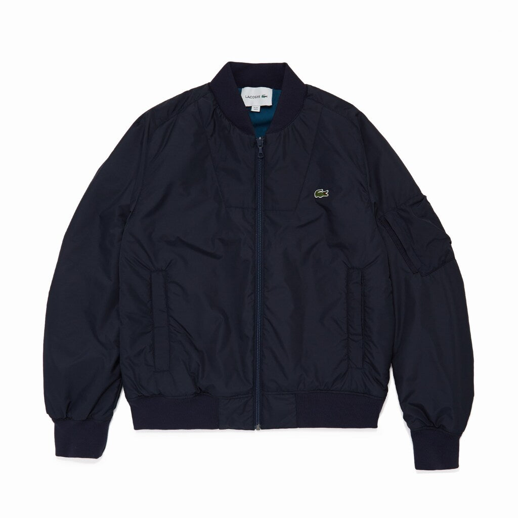 Reversible Quilted Solid Or Colourblock Bomber Jacket | Lacoste Mens