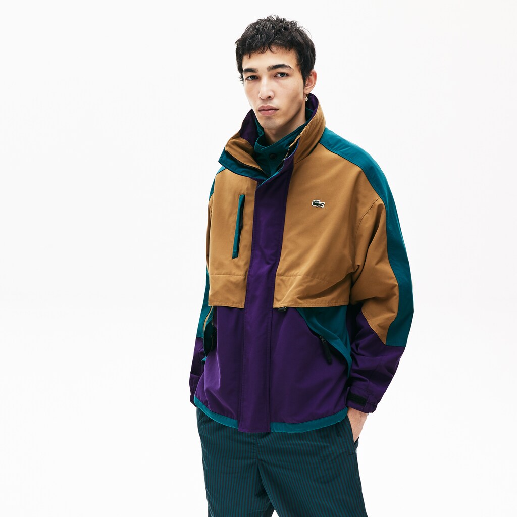 LIVE Color-Block Parka | Lacoste Mens