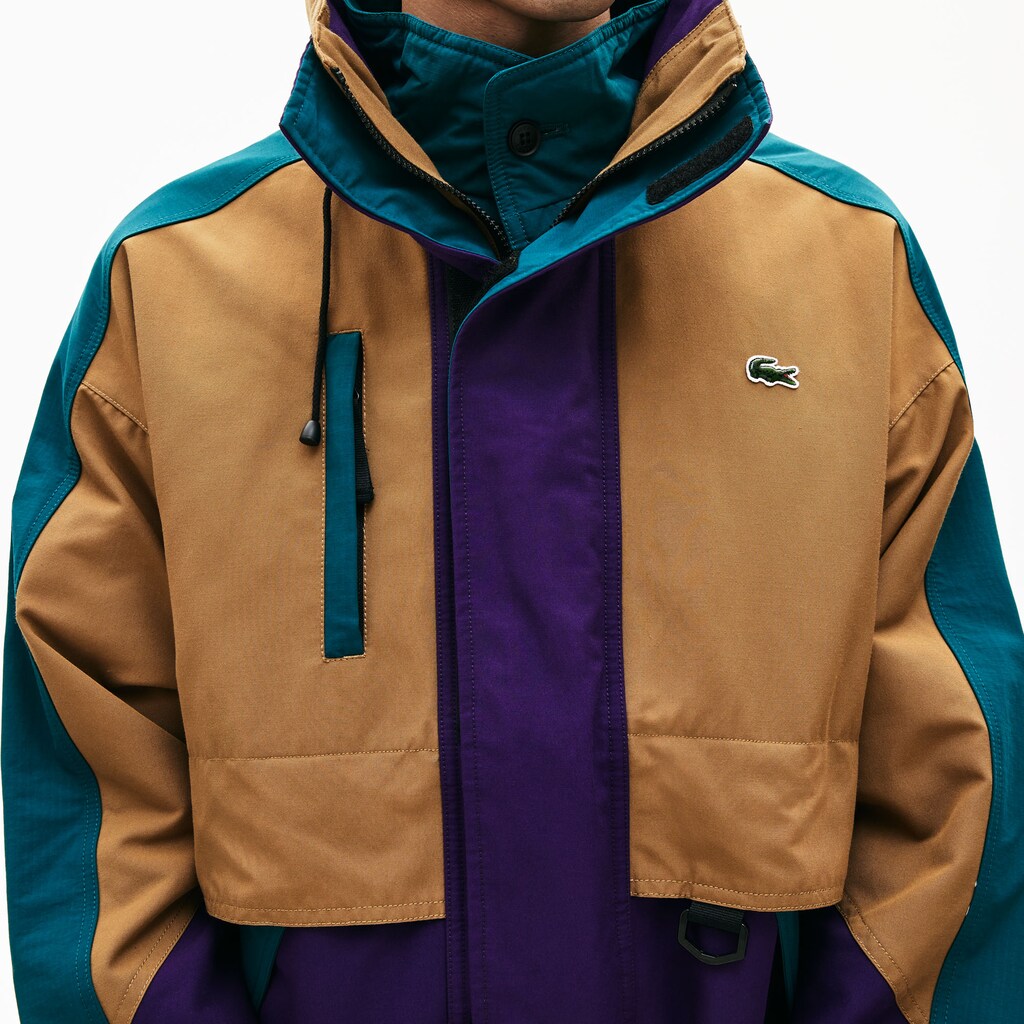 LIVE Color-Block Parka | Lacoste Mens
