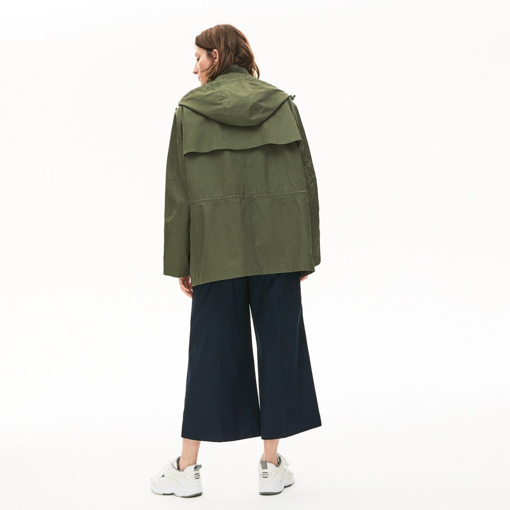 Wo  Flared Water-Resistant Parka | Lacoste Womens