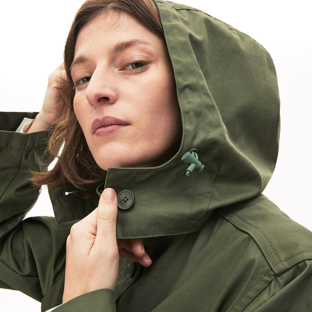 Wo  Flared Water-Resistant Parka | Lacoste Womens